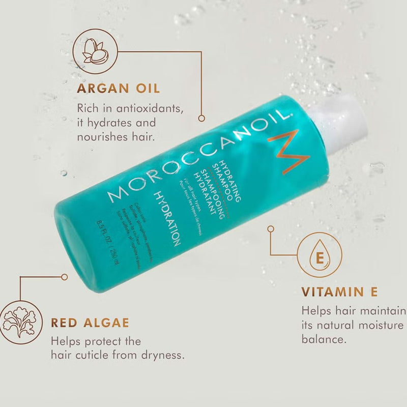 Moroccanoil Hydrating Shampoo and Conditioner Set with Free Intense Hydrating Mask 75ml