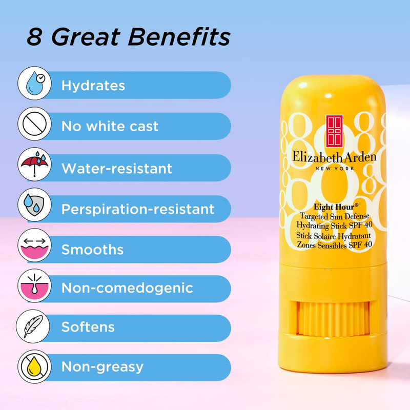 Elizabeth Arden Eight Hour Targeted Sun Defense Hydrating Stick SPF40, 6.8g