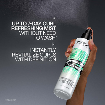 Redken Hydrating Curl Defining Cream and Refreshing Curl Hair Mist Bundle for Curly and Coily Hair