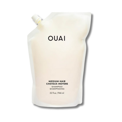 OUAI Medium Shampoo and Refill Bundle