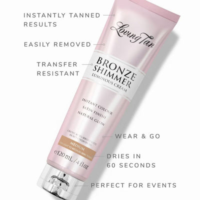 Loving Tan Bronze Shimmer Luminous Cream 120ml (Various Shades)