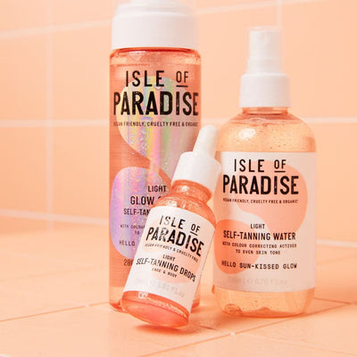 Isle of Paradise Glow Clear Self-Tanning Mousse - Light 200ml