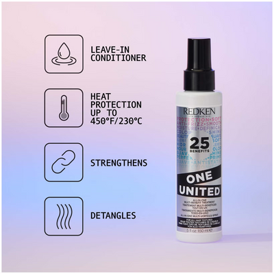 Redken Extreme Shampoo and Conditioner with One United Multi-Benefit Spray Bundle for Damaged Hair