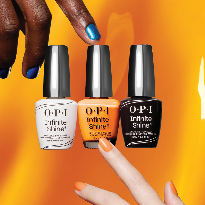 OPI Infinite Shine Long-Wear Gel-Like Base Coat and Top Coat Nail Polish Duo Pack 2 x 15ml