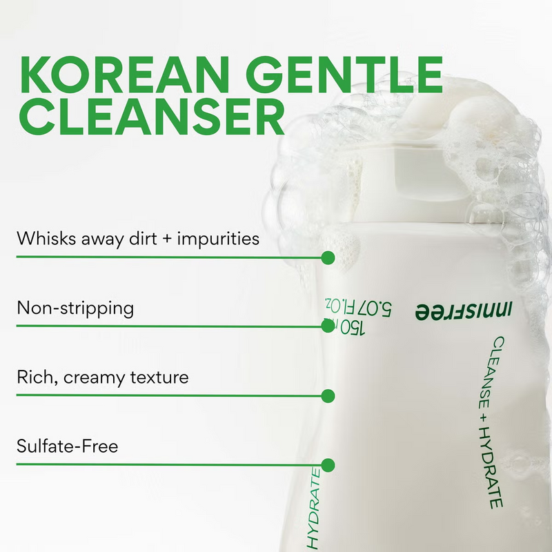 INNISFREE Green Tea Amino Acid Cleansing Foam 150ml