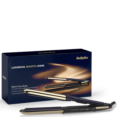 BaByliss Straight and Curl Hair Straightener - Black Onyx