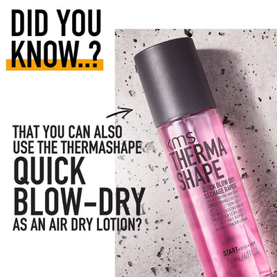 KMS Thermashape Quick Blow Dry Spray for Faster Drying and Light Conditioning 200ml