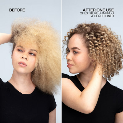 Redken Extreme Shampoo 300ml and Conditioner 300ml Bundle for Damaged Hair, with Protein and Strength Complex