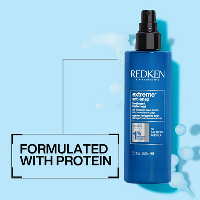 Redken Extreme Anti-Snap Leave-In Treatment for Damaged Hair, Reduce Appearance of Split Ends, with Protein 250ml