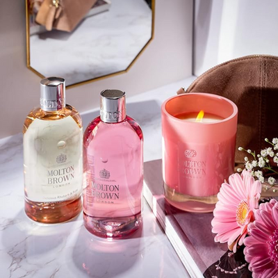 Molton Brown Delicious Rhubarb & Rose Bath & Shower Gel 100ml