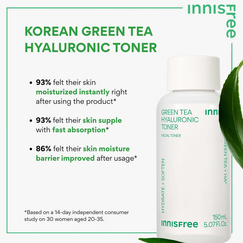 INNISFREE Green Tea Hyaluronic Toner 140ml