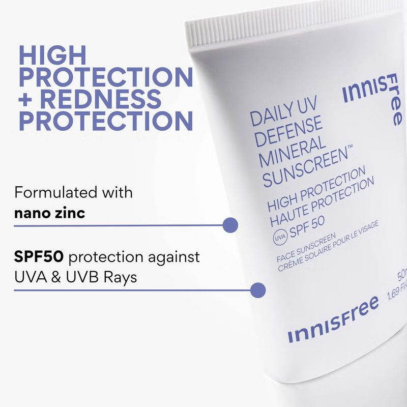 INNISFREE Daily UV Defense Mineral Sunscreen SPF 50 50ml