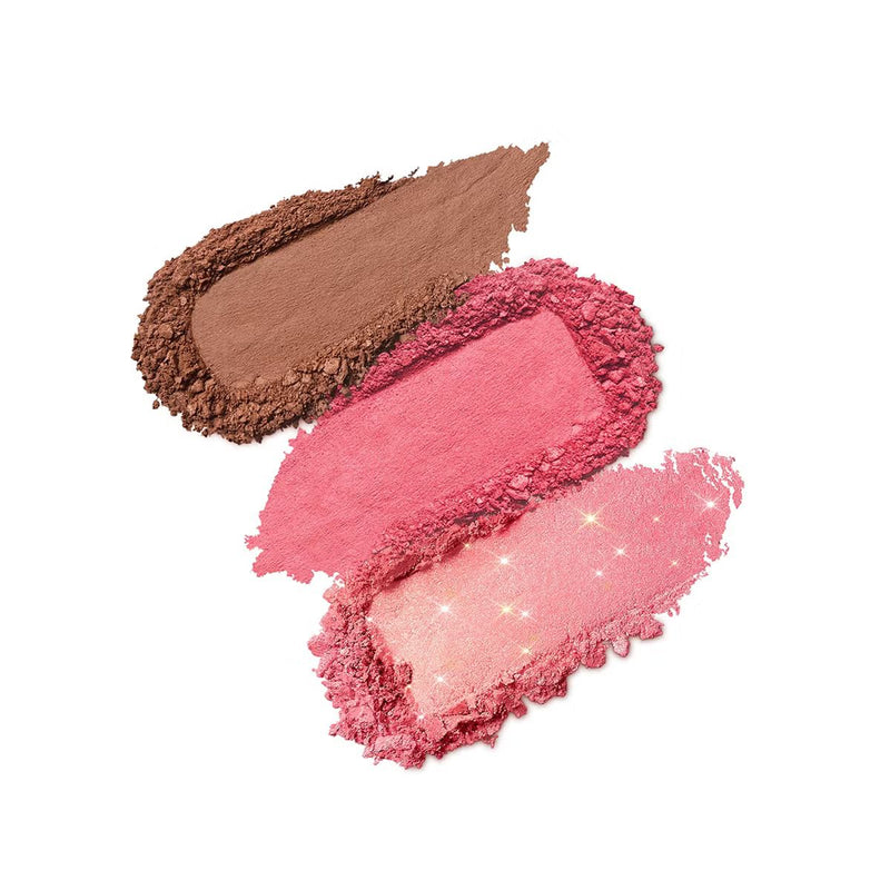 KIKO Milano Multi Finish Trio Blush & Bronzer Palette 7g (Various Shades)