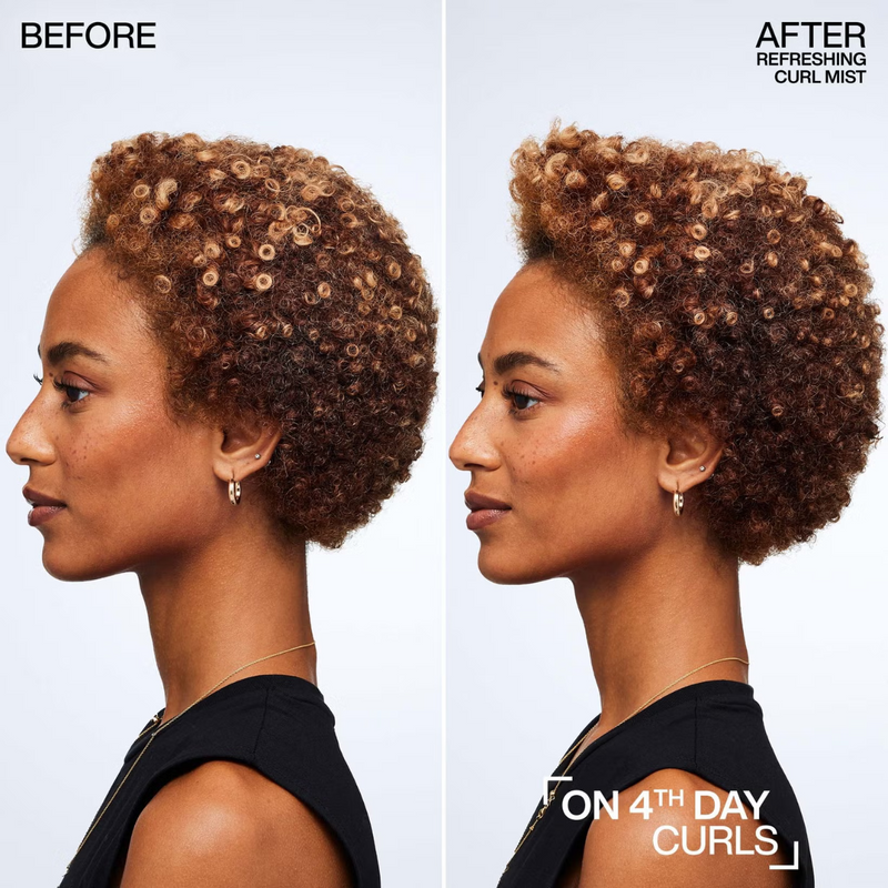 Redken Hydrating Curl Defining Cream and Refreshing Curl Hair Mist Bundle for Curly and Coily Hair