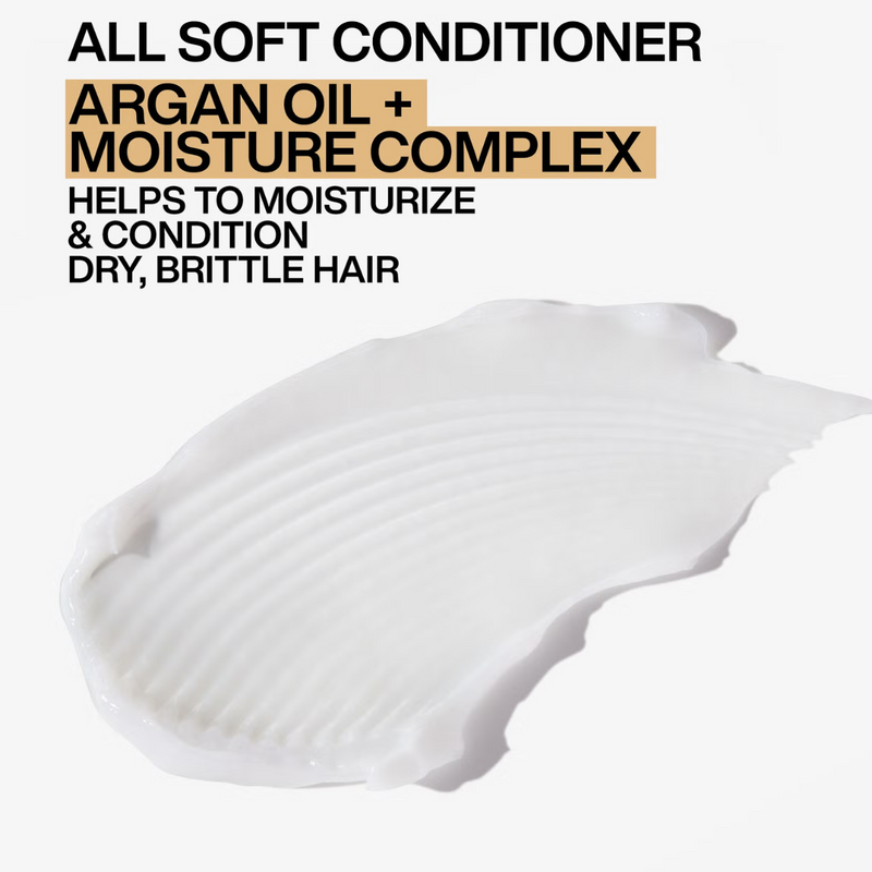 Redken All Soft Shampoo and Conditioner 300ml with Mini Shampoo 75ml and Conditioner 50ml Dry Hair Bundle (Worth £55.02)