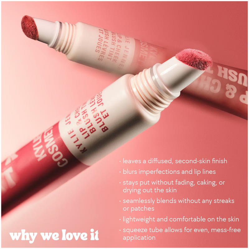 Kylie Cosmetics Lip and Cheek Blush Tint 9ml (Various Shades)