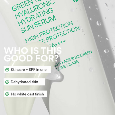 INNISFREE Green Tea Hyaluronic Moist Sun Serum SPF50 50ml