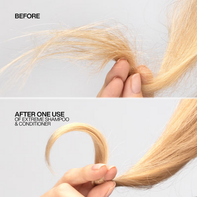 Redken Extreme Shampoo 300ml and Conditioner 300ml Bundle for Damaged Hair, with Protein and Strength Complex