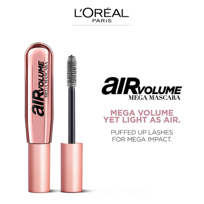 L'Oréal Paris Air Volume Mega Mascara Black - 1 Black