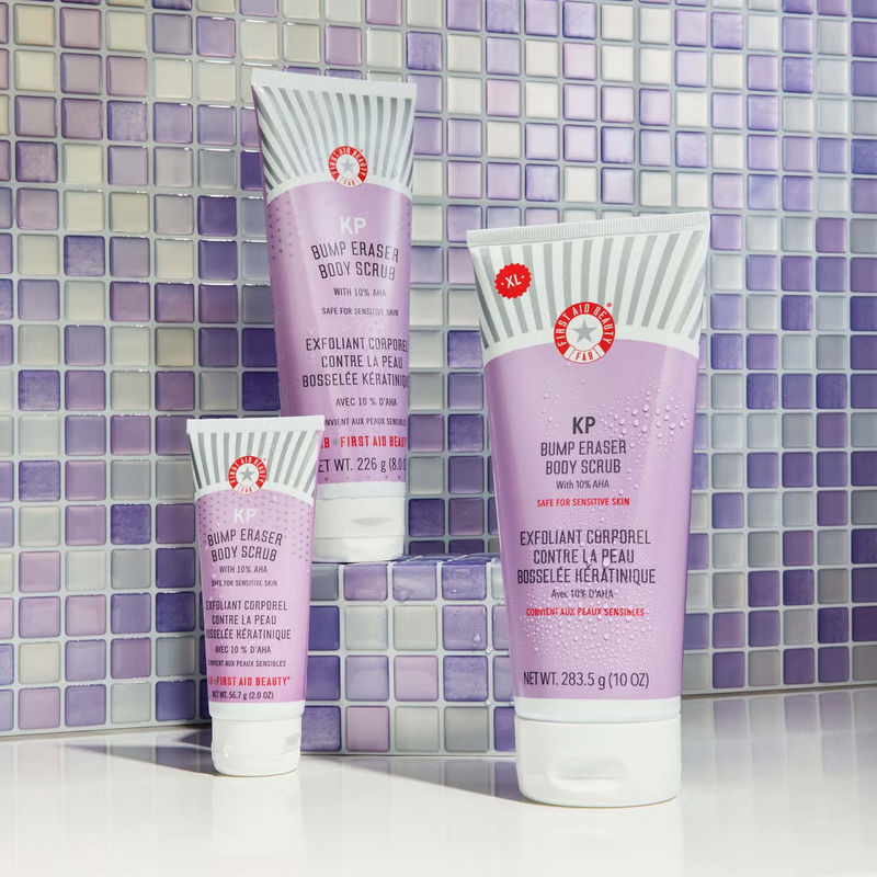 First Aid Beauty KP Bump Eraser Body Scrub with 10% AHA 56.7g