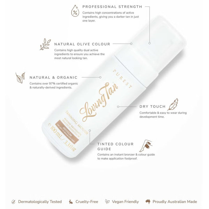 Loving Tan Purest Tanning Mousse 100ml