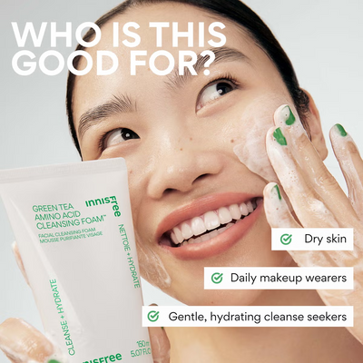 INNISFREE Green Tea Amino Acid Cleansing Foam 150ml