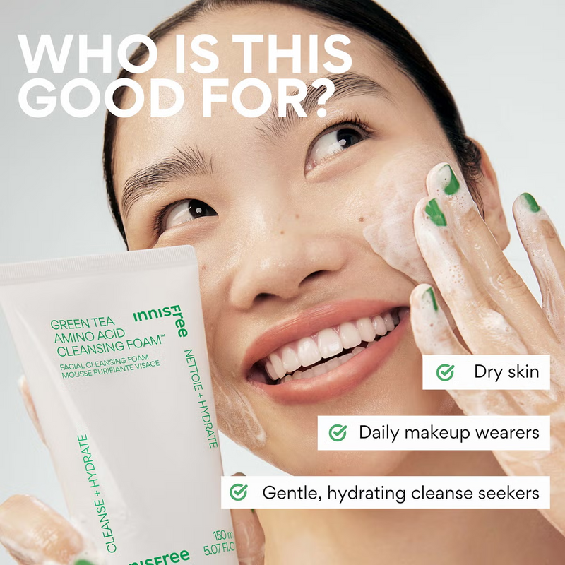 INNISFREE Green Tea Amino Acid Cleansing Foam 150ml