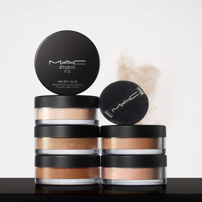 MAC Studio Fix Pro Set + Blur Weightless Loose Powder 6.5g (Various Shades)