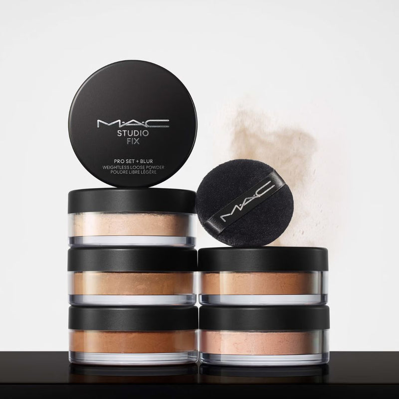 MAC Studio Fix Pro Set + Blur Weightless Loose Powder 6.5g (Various Shades)