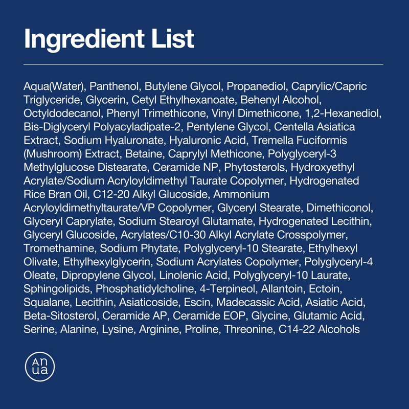 Anua 3 Ceramide Panthenol Moisture Barrier Cream 100ml