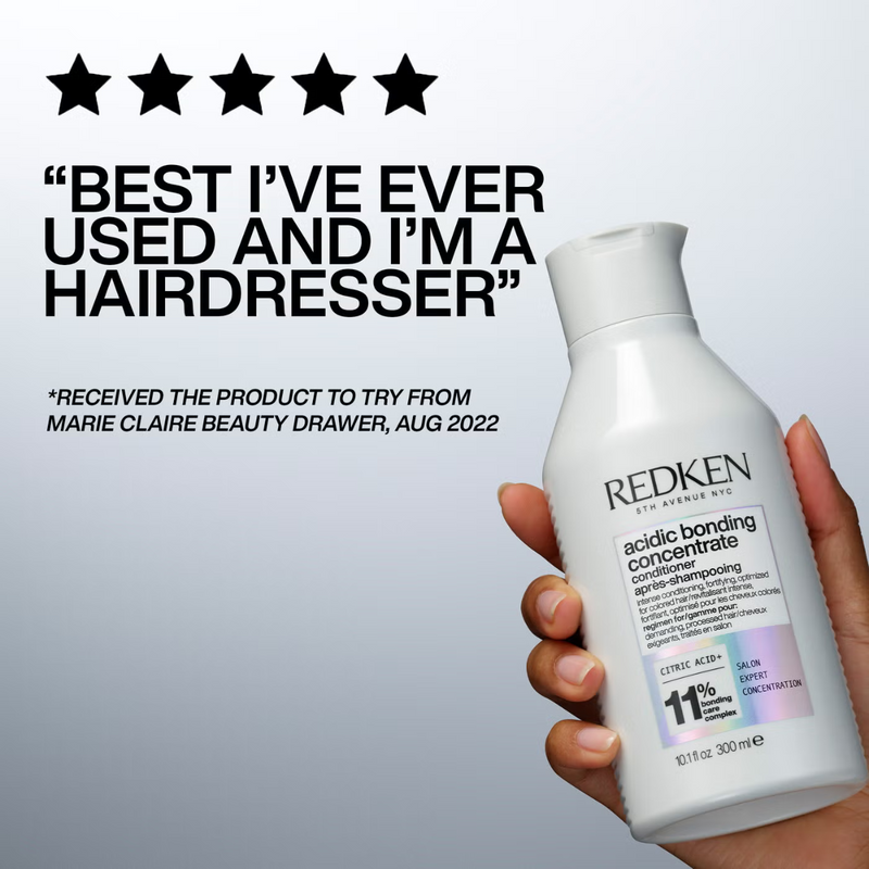 Redken Acidic Bonding Concentrate Conditioner, Bond Repair for Damaged Hair, Intensely Conditions & Protects 300ml