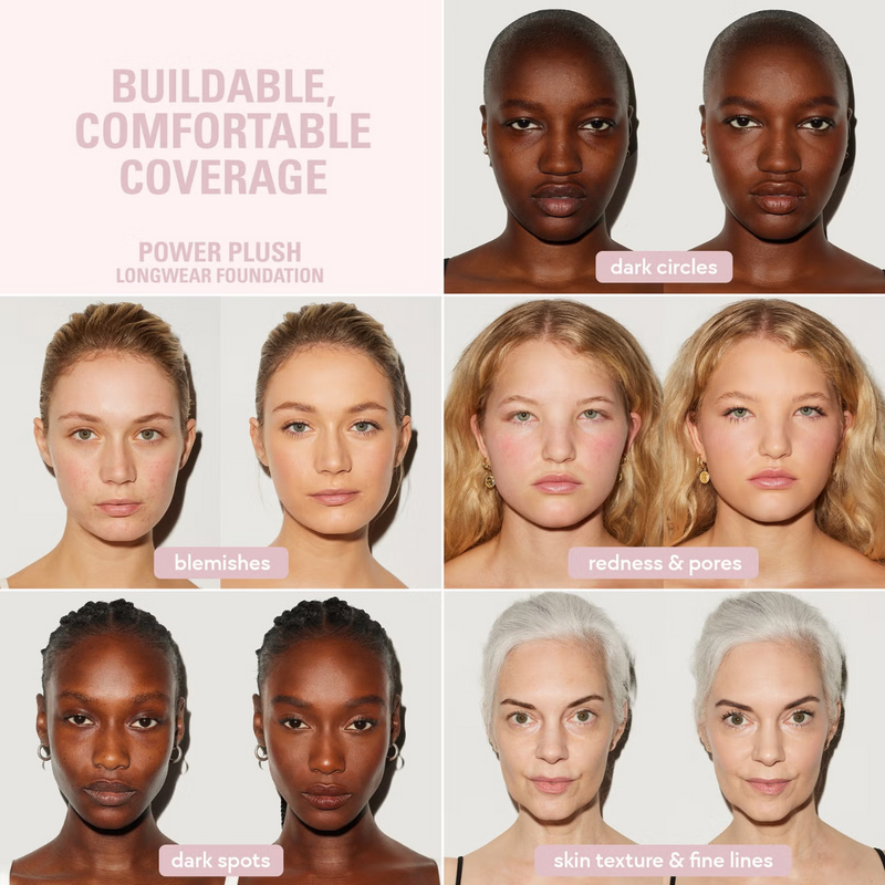 Kylie Cosmetics Power Plush Longwear Foundation 30ml (Various Shades)