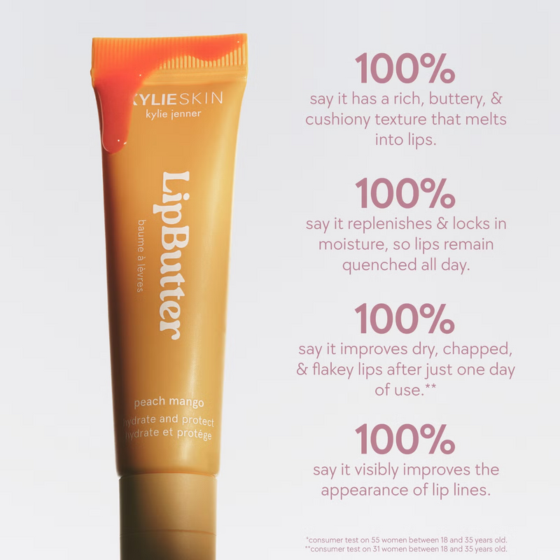 Kylie Skin Lip Butter 10g - Peach Mango