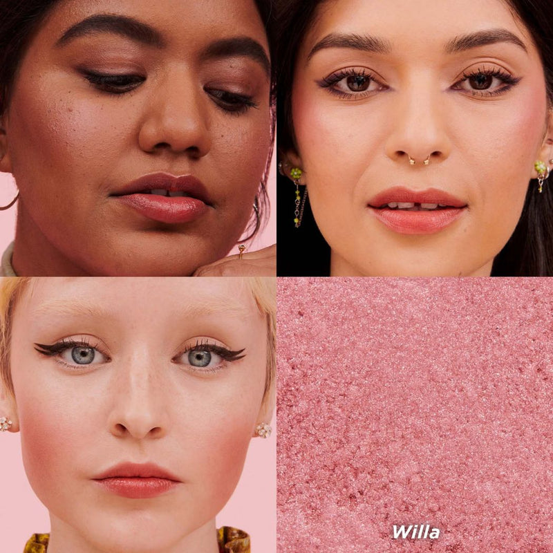 benefit Mini Willa Nude Blush Powder - Soft Neutral-Rose 2.5g