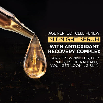 L'Oreal Paris Midnight Serum Cell Renew Age Perfect Anti-Oxidant Recovery Complex Night Serum 30ml