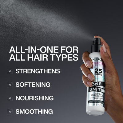 Redken Extreme Shampoo and Conditioner with One United Multi-Benefit Spray Bundle for Damaged Hair