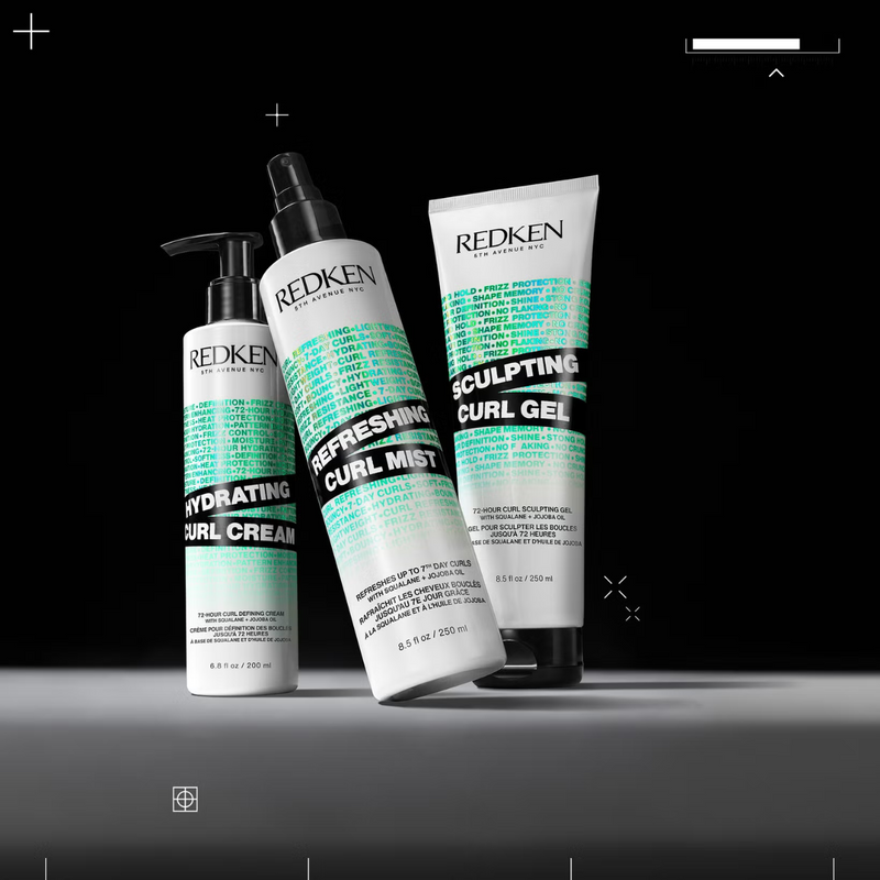 Redken Hydrating Curl Cream for Curly & Coily Hair, Up To 72-Hour Curl Defining Cream, Enhance Curl Pattern 250ml