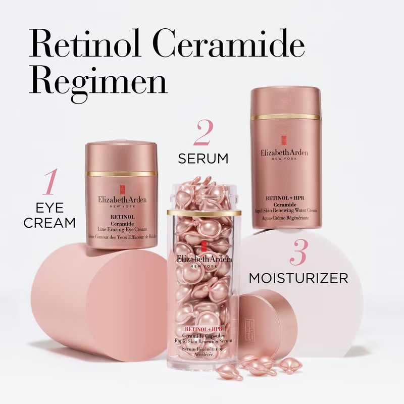 Elizabeth Arden Retinol + HPR Ceramide Capsules Rapid Skin Renewing Serum 30 Capsules