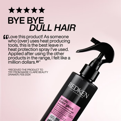 Redken Acidic Color Gloss 230°C Heat Protection Hair Treatment Shine Spray for Colour Protection 190ml