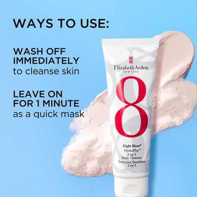 Elizabeth Arden Eight Hour HydraPlay 2-in-1 Daily Cleanser 125ml