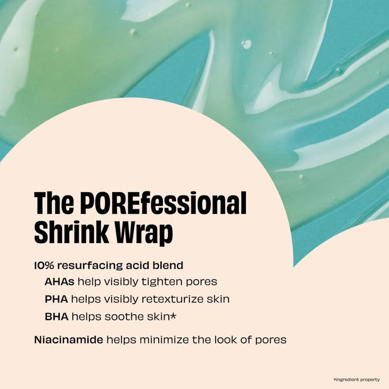 benefit Shrink Wrap Overnight AHA & PHA Pore Treatment 50ml
