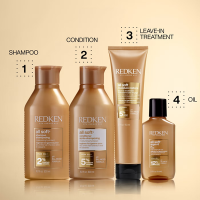 Redken All Soft Conditioner For Dry, Brittle Hair with Argan Oil, Supersize 500ml