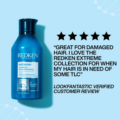 Redken Amino Mint Scalp Cleansing for Greasy Hair Shampoo and Extreme Damage Repair Conditioner Bundle