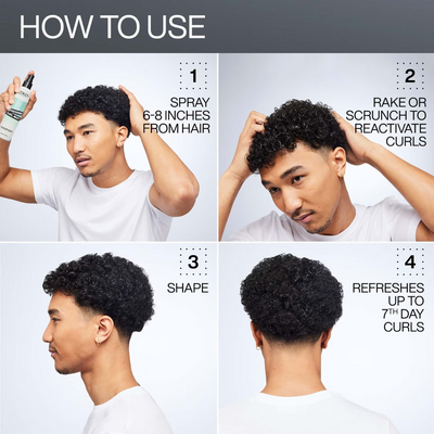 Redken Hydrating Curl Defining Cream and Refreshing Curl Hair Mist Bundle for Curly and Coily Hair