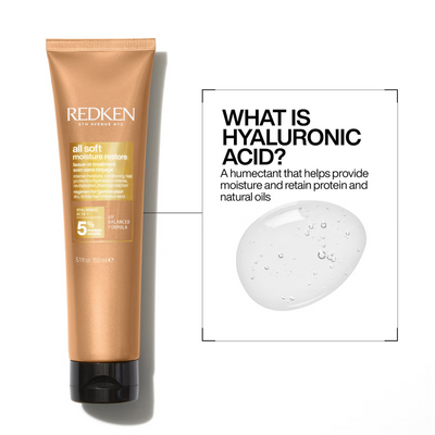 Redken All Soft Shampoo 75ml, Conditioner 30ml and Leave-in Treatment 150ml Bundle for Dry and Brittle Hair (Worth £33.82)