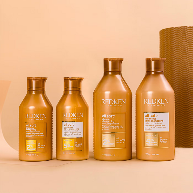 Redken All Soft Conditioner For Dry, Brittle Hair with Argan Oil, Supersize 500ml