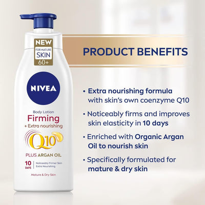 NIVEA  Firming Body Lotion Q10 + Argan Oil 400 ml
