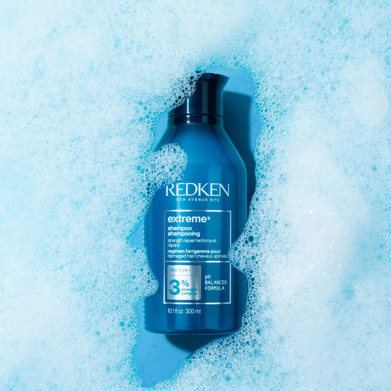Redken Extreme Shampoo 300ml and Conditioner 300ml Bundle for Damaged Hair, with Protein and Strength Complex