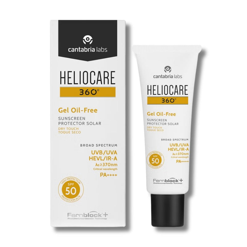 Heliocare 360° Oil-Free Gel Sunscreen Protector Original SPF 50 50ml