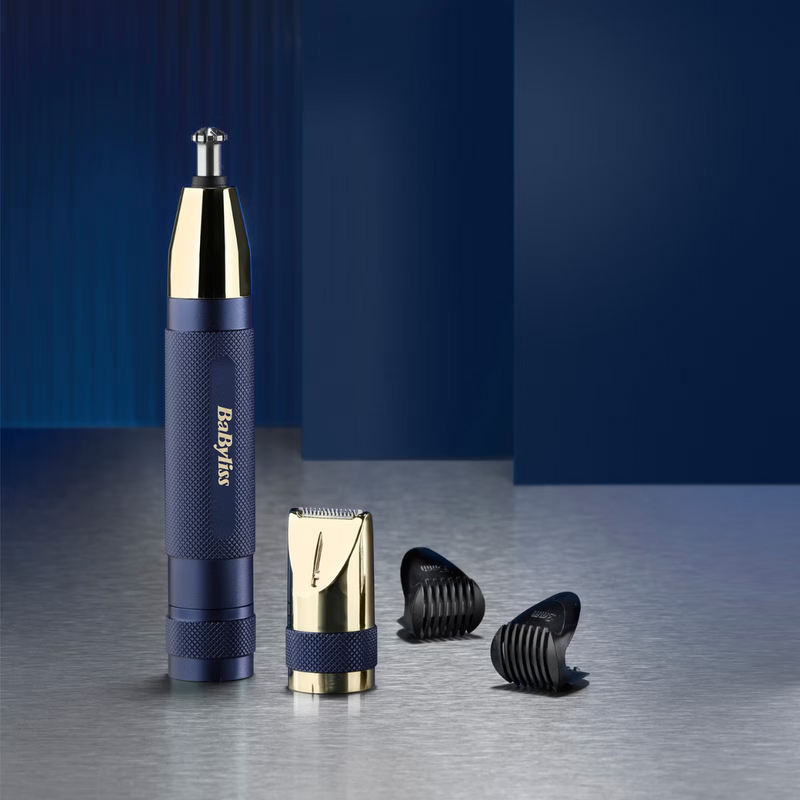 BaByliss Super-X Metal Series Nose, Ear and Eyebrow Trimmer - Blue